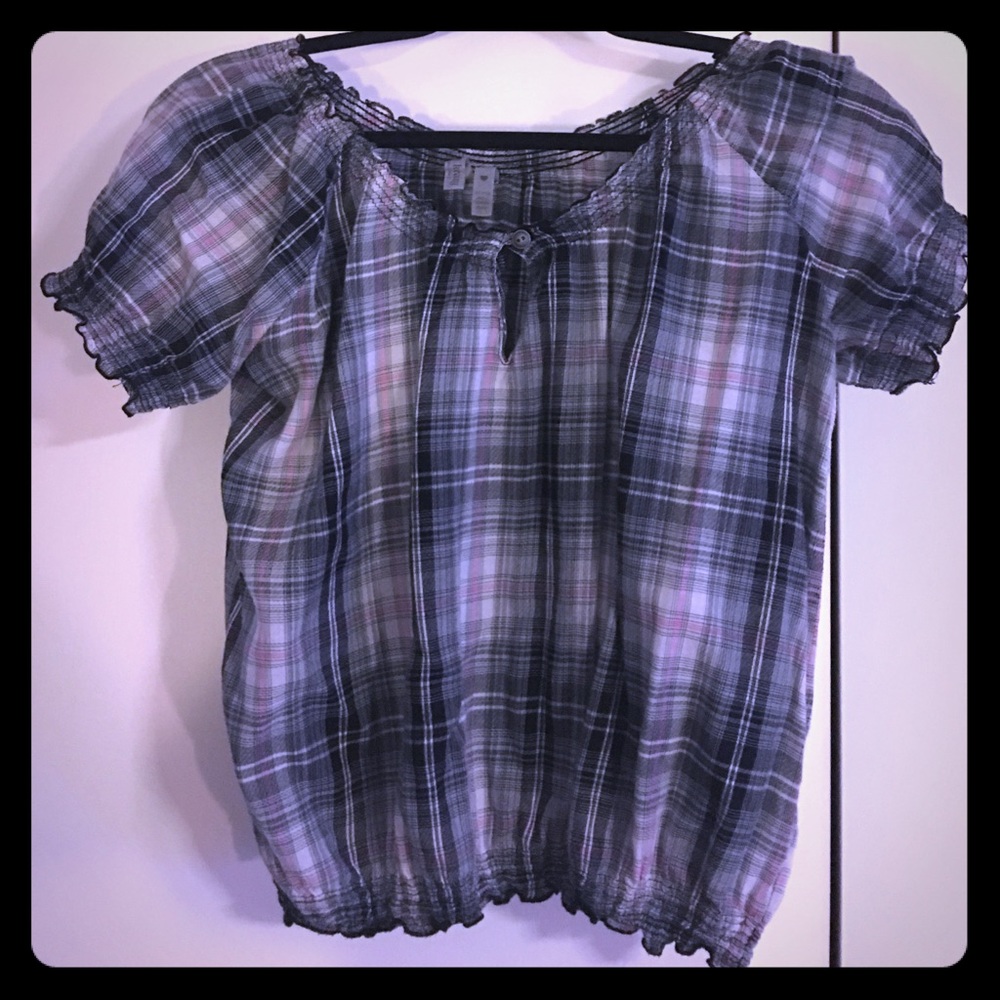 Blouse or crop top