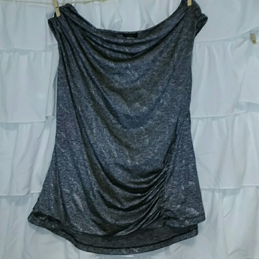 Metallic and Gray Shirt Size 2x
