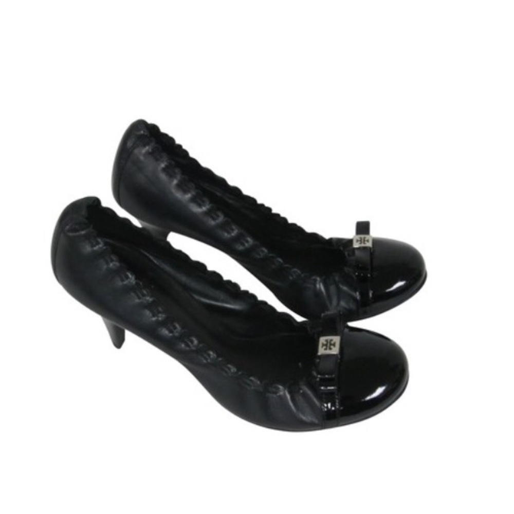 Authentic Black Tory Burch Heels
