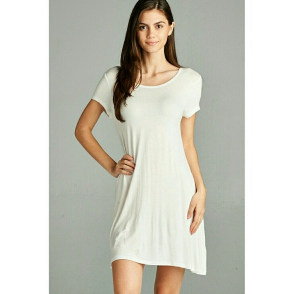White T-Shirt Dress