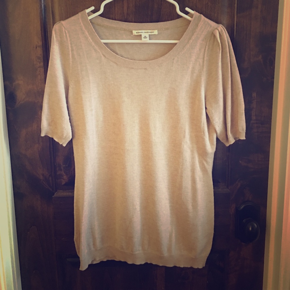 Banana Republic Cream Sweater Top