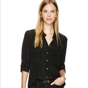 Aritzia Babaton Peyton Silk Blouse XXS