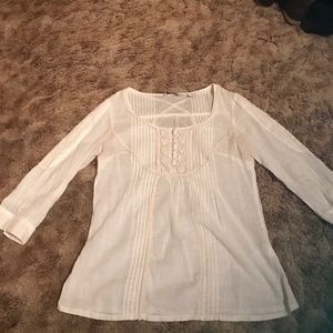 Creme vintage top