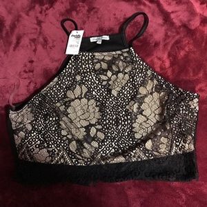 Brand new Lace Crop Top XL