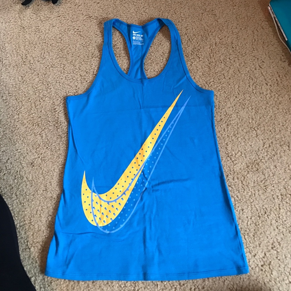 Blue nike tank