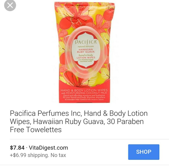 Pacifica lotion wipes - Picture 3 of 3
