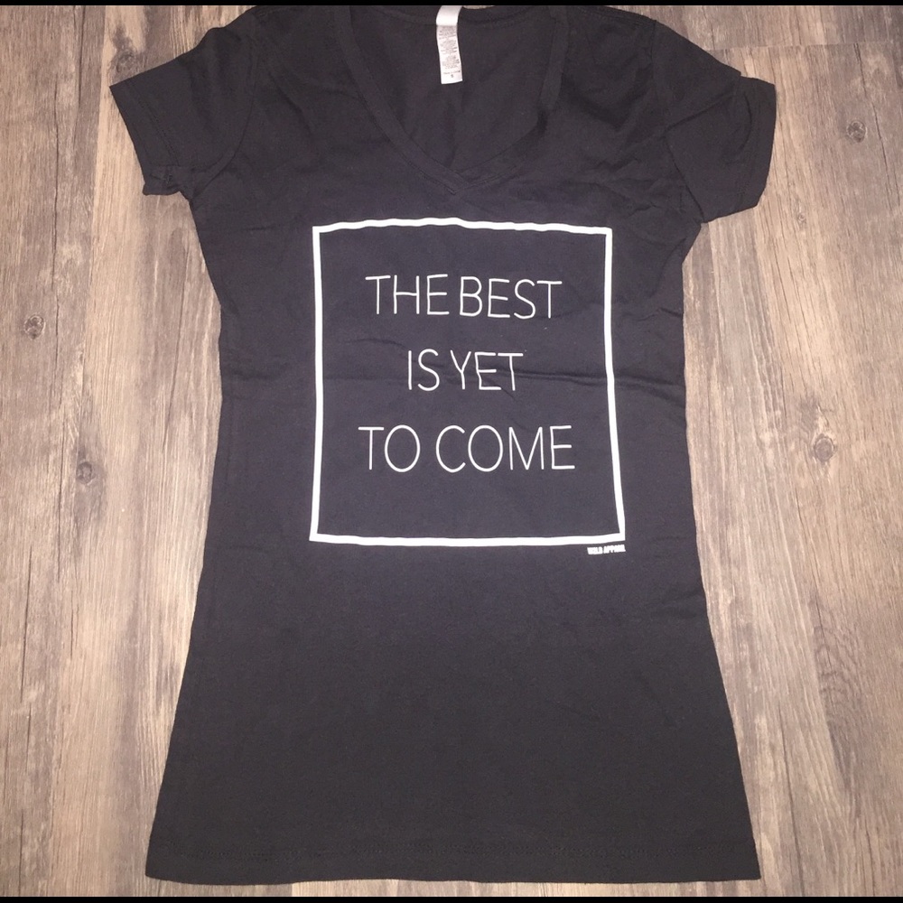 THE BEST IS YET TO COME VNECK TEE!