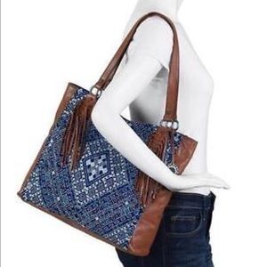 Boho inspired shoulder bag