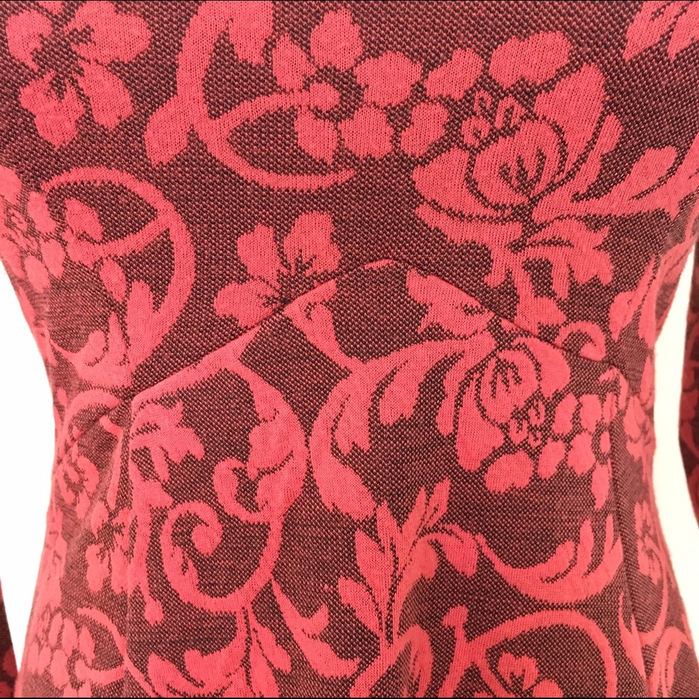 Derek Heart Skater Dress, Coral - Picture 4 of 6