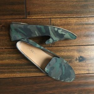 J. Crew Camo Loafers