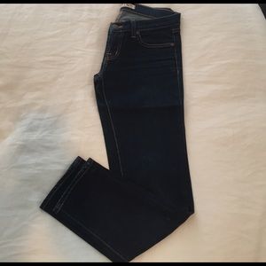J Brand crop dark blue denim size 25