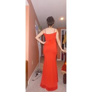 Beautiful long red dress
