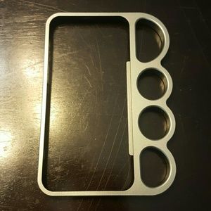 IPhone 6s or 7 aluminum brass knuckle case
