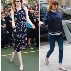 LC Lauren Conrad nude flats Chloe look alike