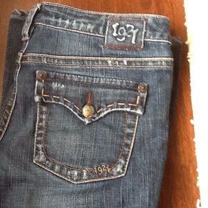 1921 Western glove works denim Jean