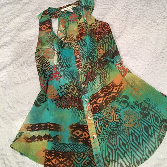American Rag Button Up Tank - Picture 3 of 4