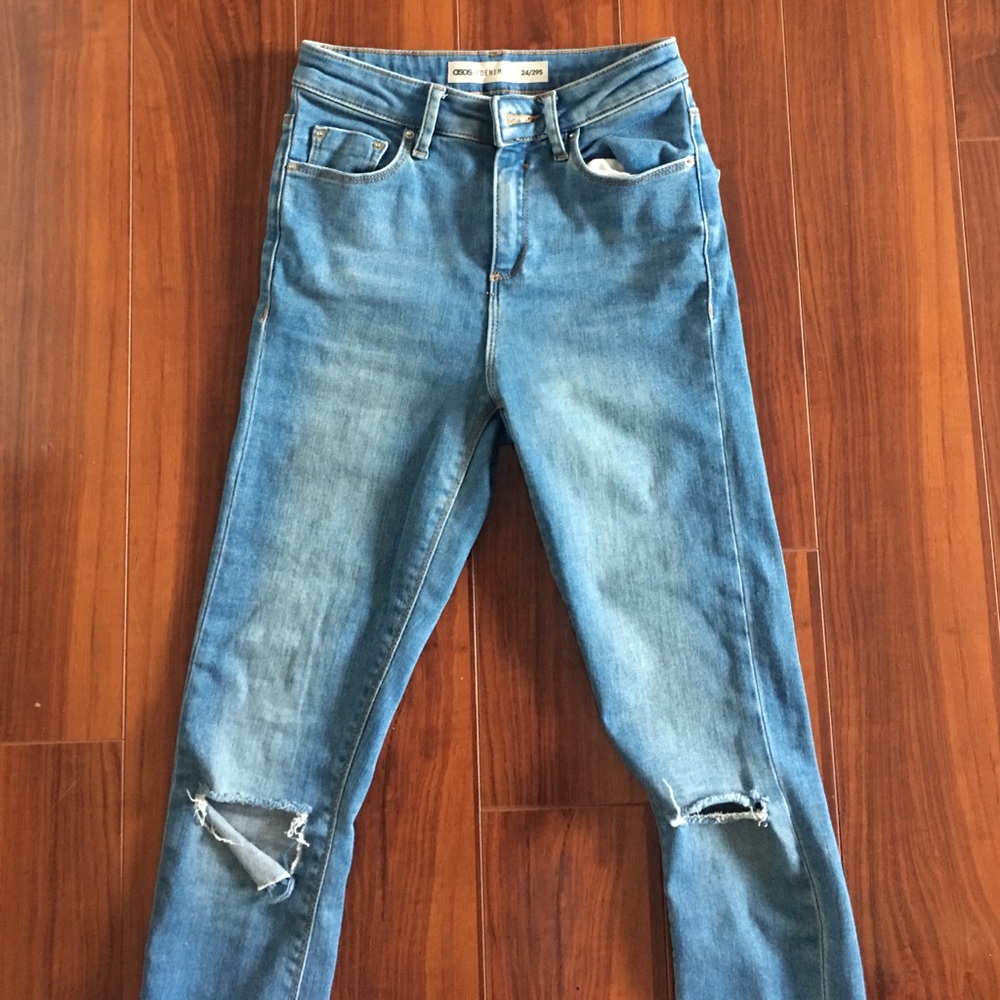 ASOS high waisted skinny jeans