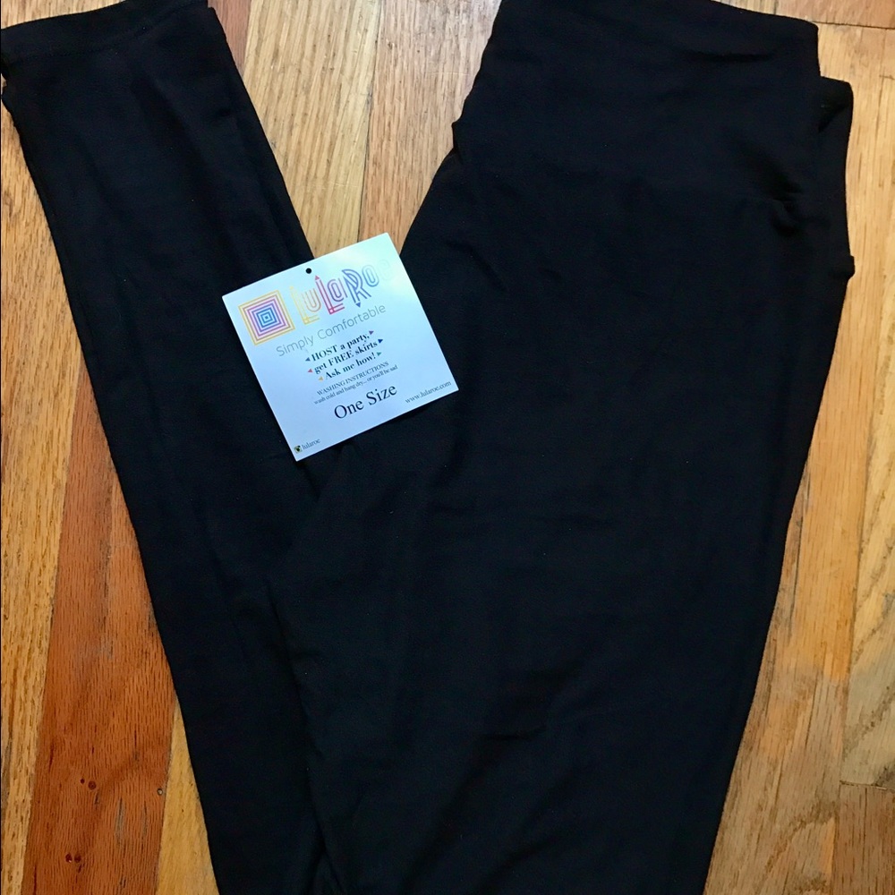 Lularoe solid black leggings - never been worn