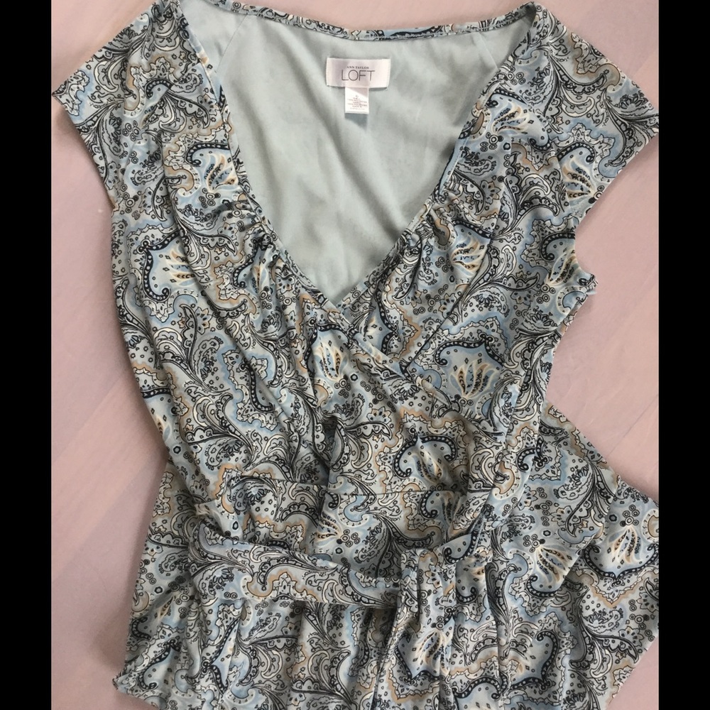 Loft faux wrap dress