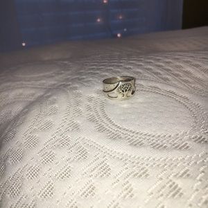 Sterling Silver Thick Tree Ring