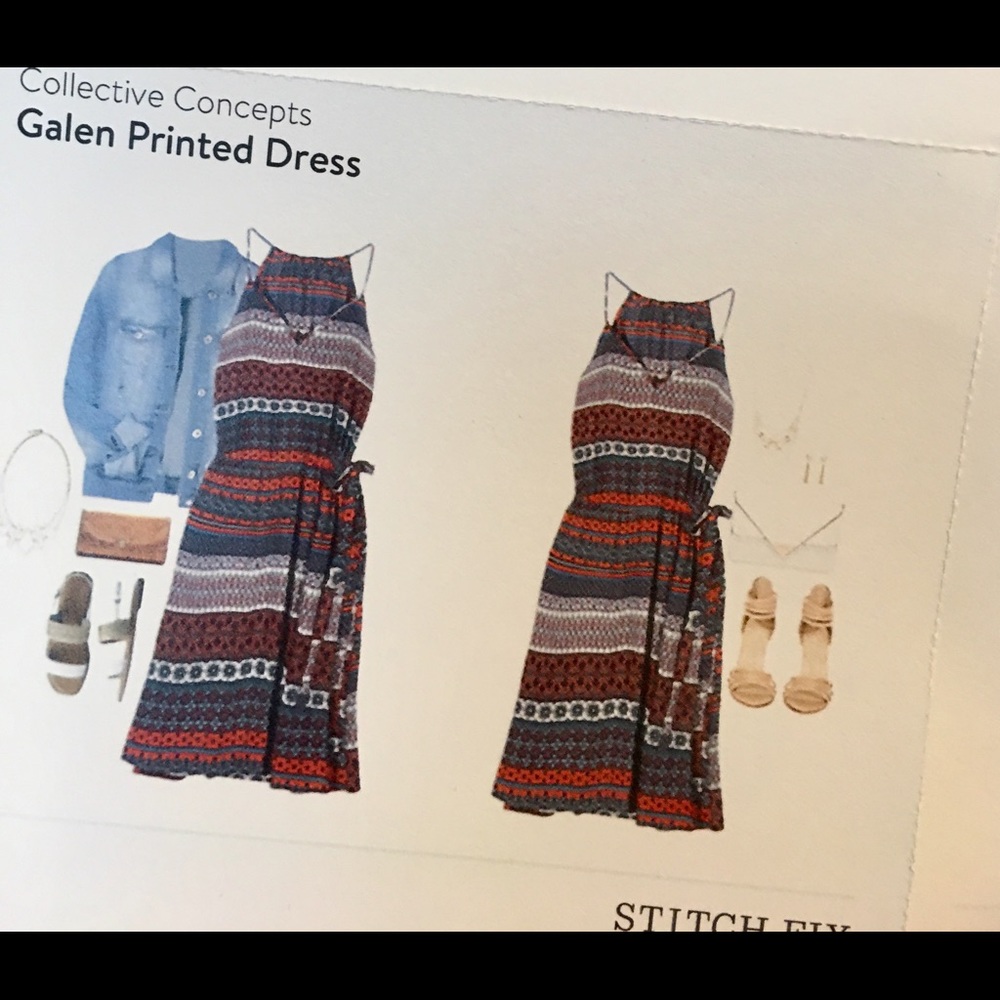Collective Concepts Galen Printed Dress