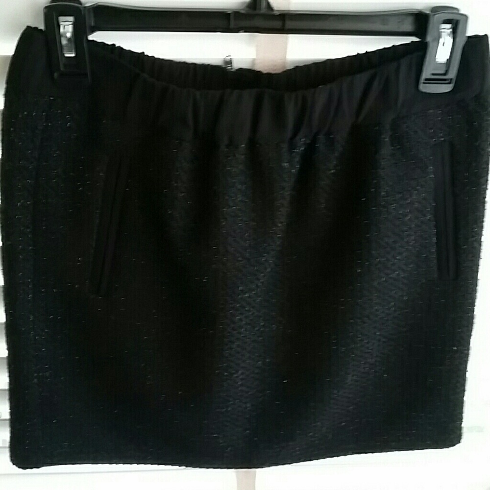Metallic tweed skirt Loft