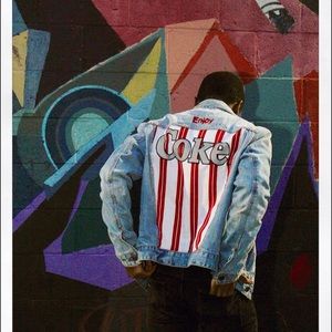 The "Coca-Cola" vintage custom jacket.
