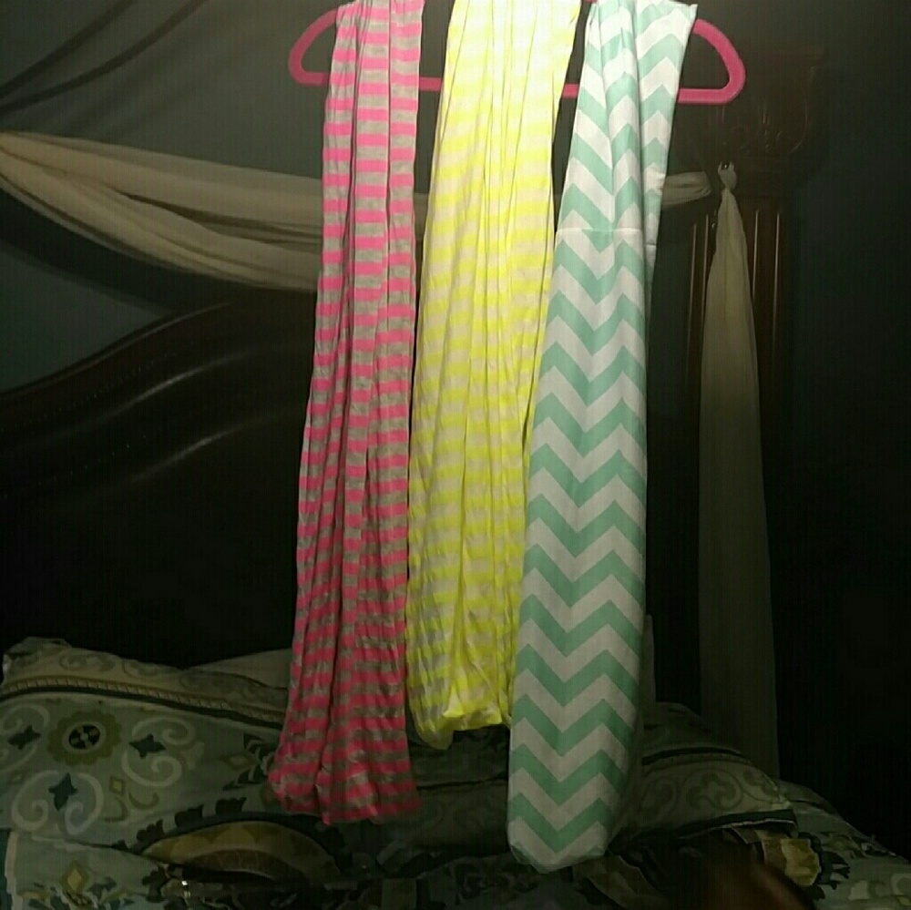 **SOLD** 3 infinity scarves