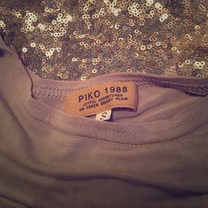 Beige Piko Top