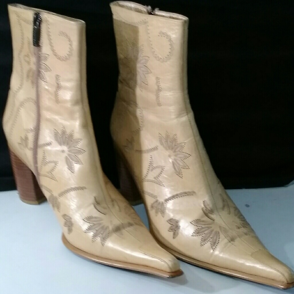 Pair of Tabitha by Tabitha Simmons, leather boots.