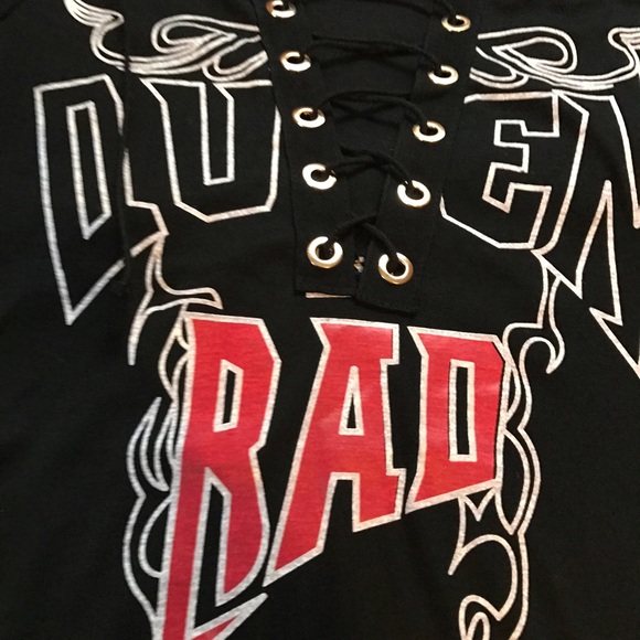 CLEARANCE 💸 "Queen of Rad" Lace Up shirt dress - Picture 4 of 7