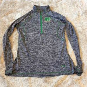 Women's UA Notre Dame 1/4 Zip Pullover