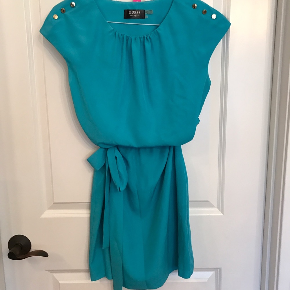 Guess turquoise dress