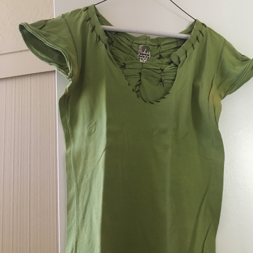 Olive colored Miss Sixty md. Shirt