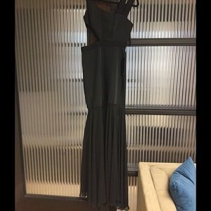 BCBG Black Floor Length Dress