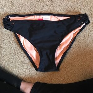 Black bathing suit bottoms
