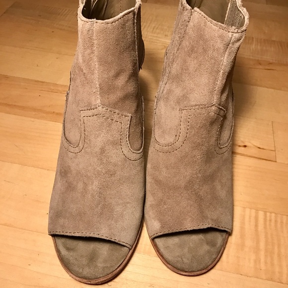 Dolce Vita Pike Suede Peep-Toe Bootie - Picture 2 of 7