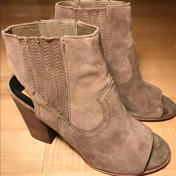 Dolce Vita Pike Suede Peep-Toe Bootie - Picture 3 of 7
