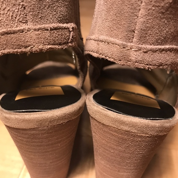 Dolce Vita Pike Suede Peep-Toe Bootie - Picture 6 of 7