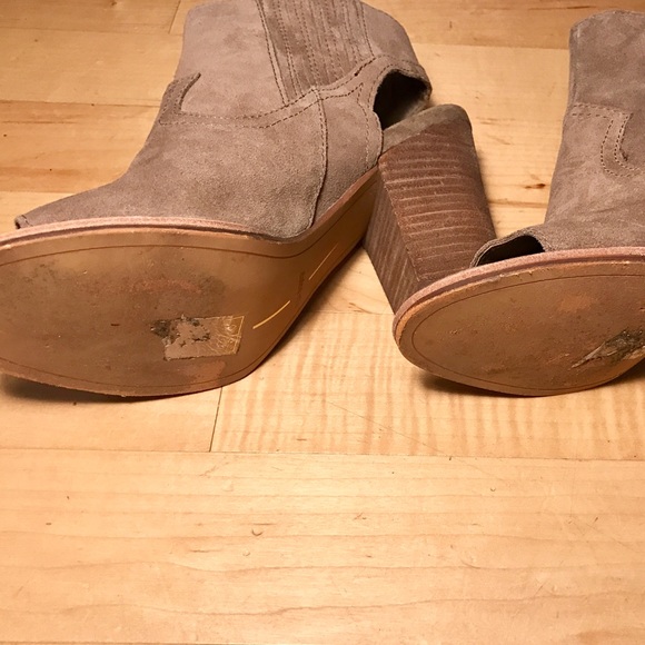 Dolce Vita Pike Suede Peep-Toe Bootie - Picture 7 of 7