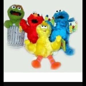 Sesame Street Oscar Plush Backpack