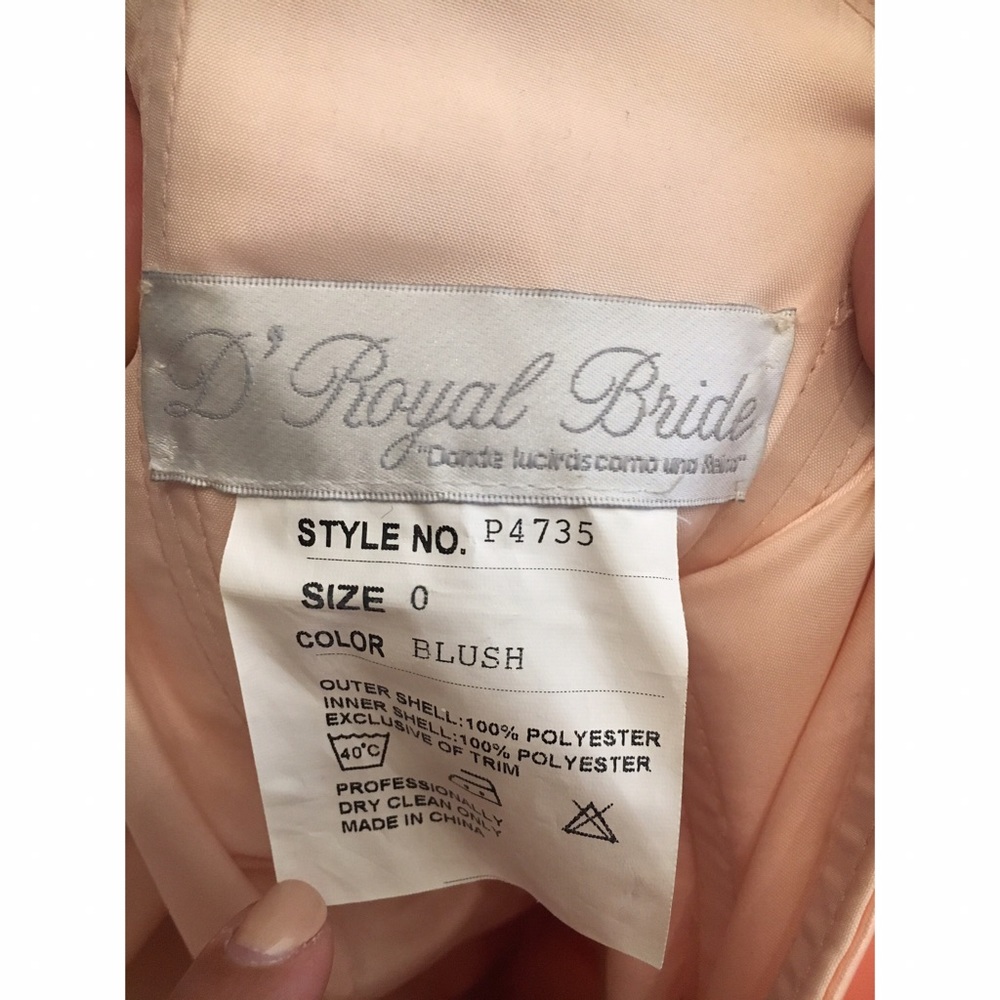 D' Royal Bride Strapless Dress - Picture 4 of 4