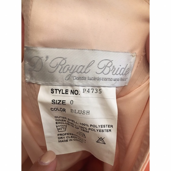 D' Royal Bride Strapless Dress - Picture 4 of 4