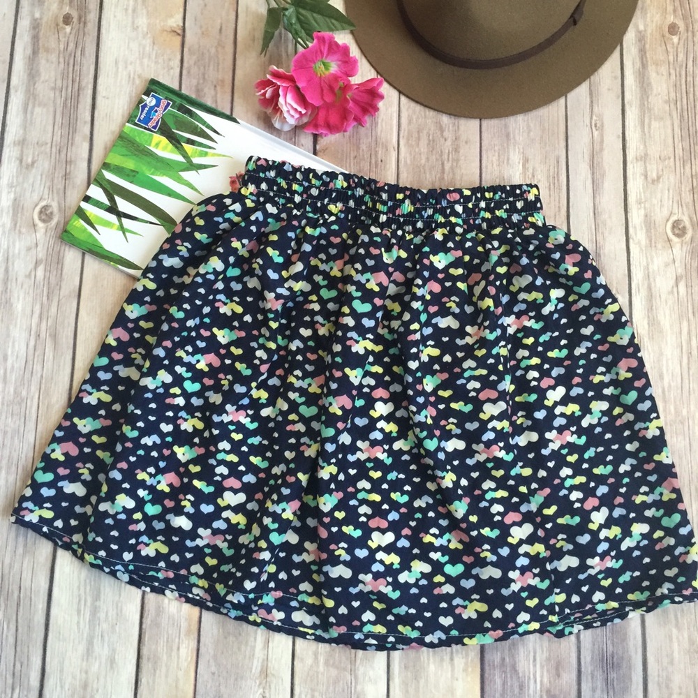 Heart shape skater skirt