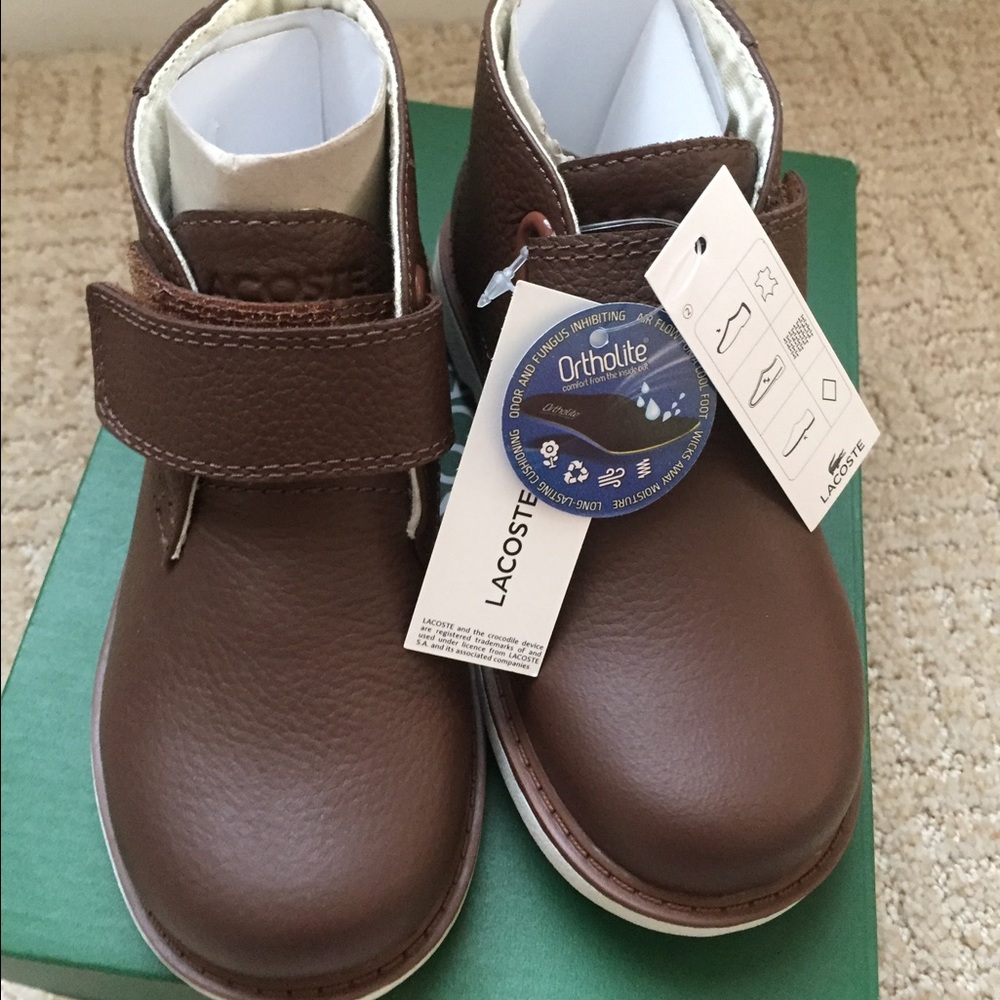 Lacost Toddler brown boots
