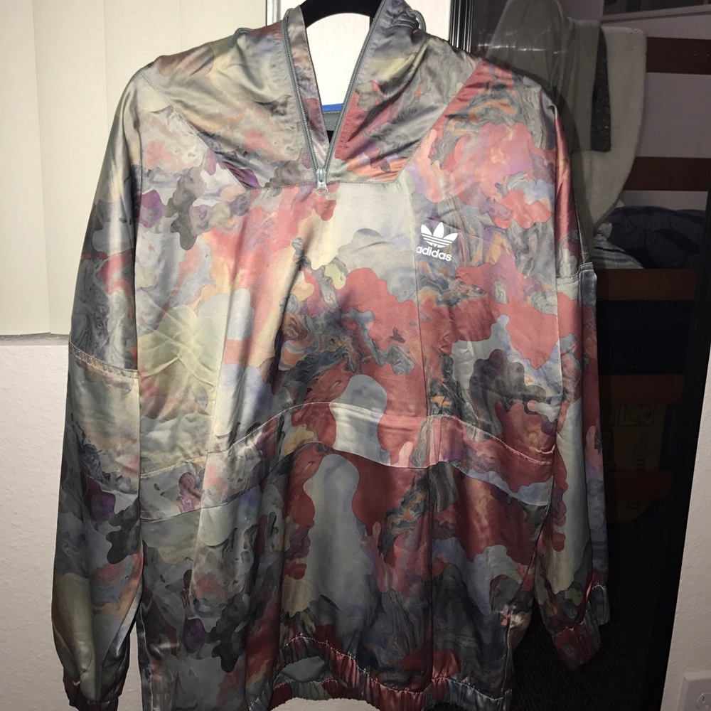 NWT Adidas Pastel Camo Jacket