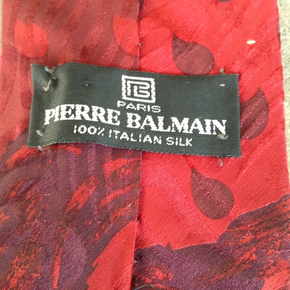 Pierre Balmain Italian Silk Tie - Picture 3 of 4