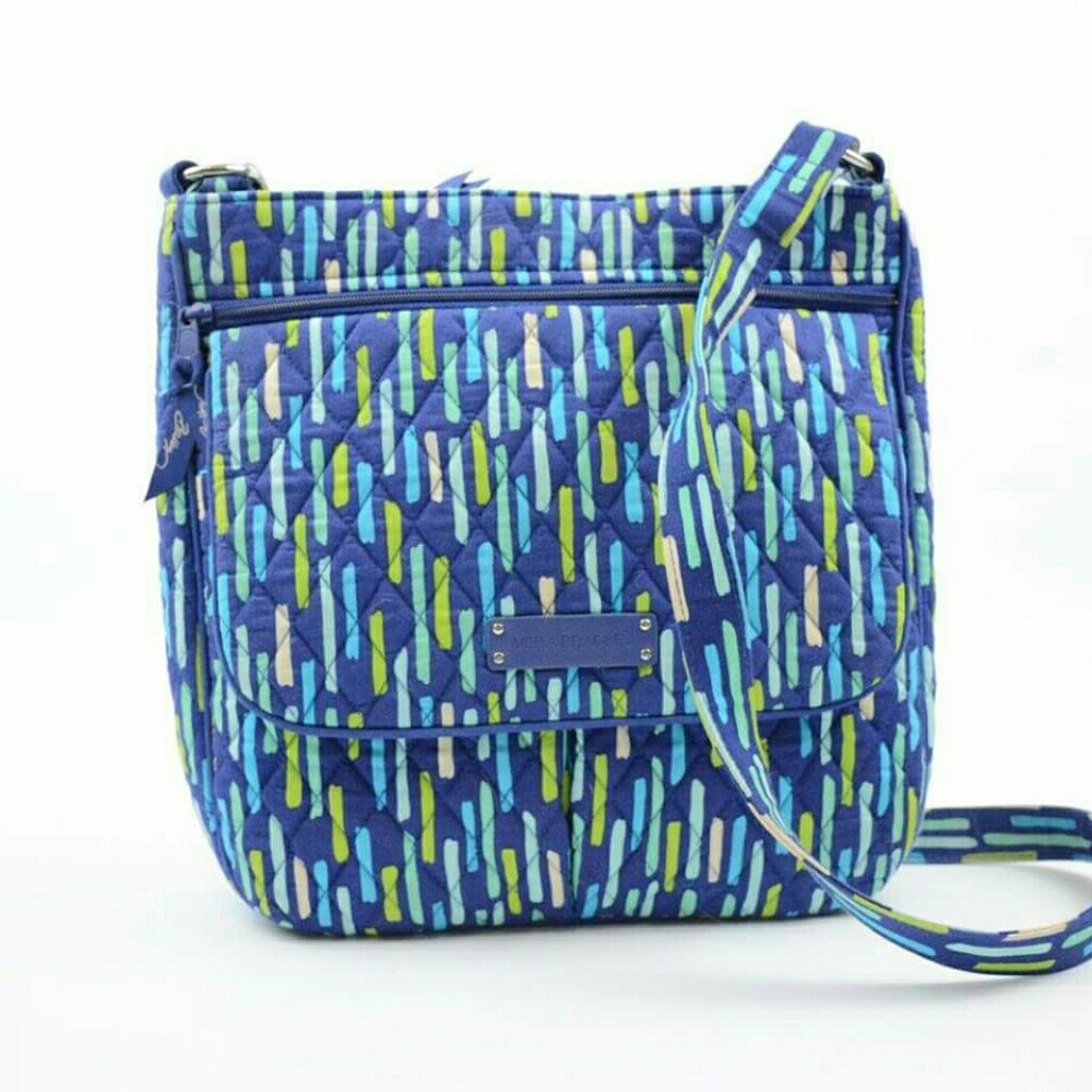 Blue and Green Vera Bradley Crossbody Purse