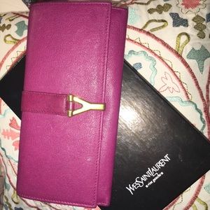 Dark pink wallet