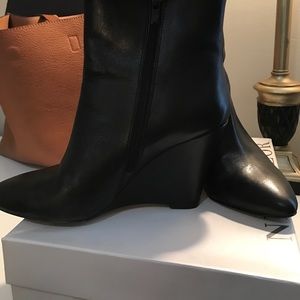 Ann Taylor Emerson Wedge Bootie